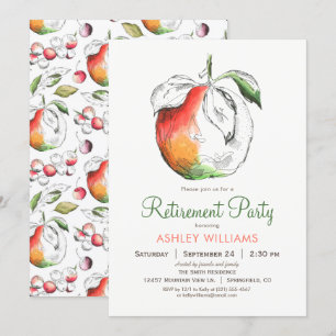 Uitnodiging Peaches Retirement Party