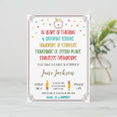 Uitnodiging Pensioen Leraar (Staand voorkant)