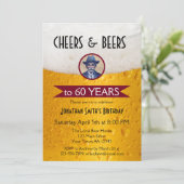 Uitnodiging persoonlijke foto van Birthday Party (Staand voorkant)