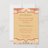 Uitnodiging Perzische Groene Florence (Voorkant)