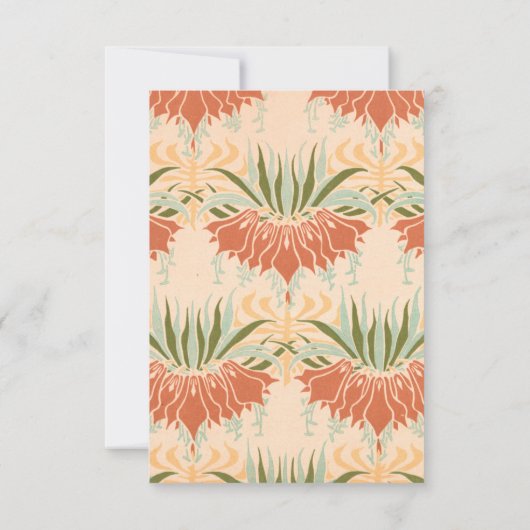 Uitnodiging  Perzische Groene Florence (Achterkant)