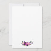 Uitnodiging PF van de Paarse Ultra Violet Graduati (Achterkant)