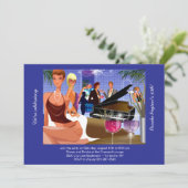 Uitnodiging Piano Bar (Staand voorkant)