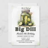 Uitnodiging Pickles en Pot Verjaardagsfeestje (Voorkant)