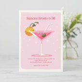 Uitnodiging Pink Martini (Staand voorkant)