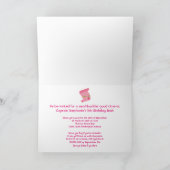 Uitnodiging piratenpartij voor roze meisjes (Binnen)