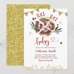 Uitnodiging Pizza Baby Shower