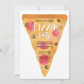 Uitnodiging Pizza Feestje (Voorkant)