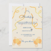 Uitnodiging plat formaat Afm: 13 x 18 cm (Voorkant)