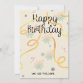 Uitnodiging plat formaat Afm: 13 x 18 cm (Achterkant)