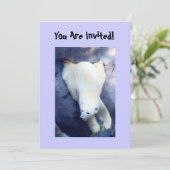 Uitnodiging Polar Beer Party (Staand voorkant)
