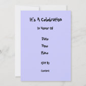 Uitnodiging Polar Beer Party (Achterkant)