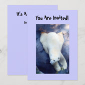 Uitnodiging Polar Beer Party (Voorkant / Achterkant)