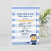 Uitnodiging politieagent voor ontslag partij (Staand voorkant)