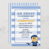 Uitnodiging politieagent voor ontslag partij (Voorkant / Achterkant)