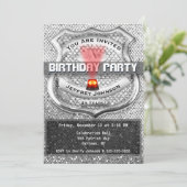 Uitnodiging politieagent vrijdag (Staand voorkant)