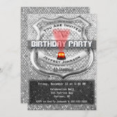 Uitnodiging politieagent vrijdag (Voorkant / Achterkant)