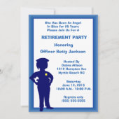 Uitnodiging politieagent vrouw (Voorkant)