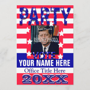 Uitnodiging politieke CampagnePartij