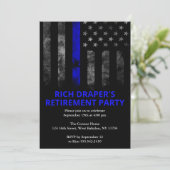 Uitnodiging politiepartij (Staand voorkant)