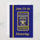 Uitnodiging politiesergeant (Voorkant)