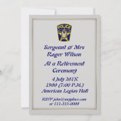 Uitnodiging politiesergeant (Achterkant)