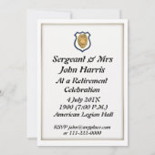 Uitnodiging politiesergeant (Achterkant)