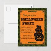 Uitnodiging pompoen (Voorkant / Achterkant)