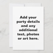 Uitnodiging - Pop Art Margaritas (Achterkant)