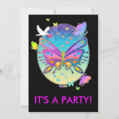 Uitnodiging - POP BUTTERFLY ART (Voorkant)