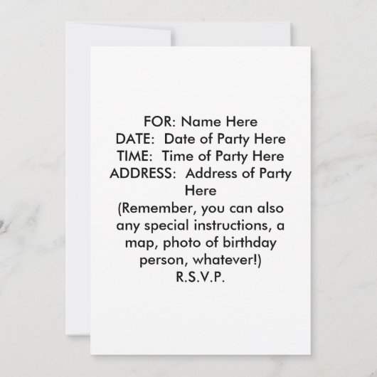 Uitnodiging - POP BUTTERFLY ART (Achterkant)