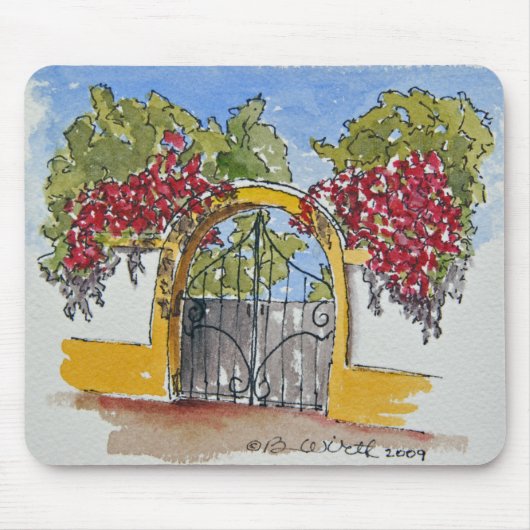 Uitnodiging Portugese Gate Mousepad Muismat (Voorkant)