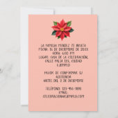 Uitnodiging Posada Kerstfeest Spaanse (Achterkant)