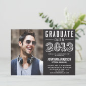 Uitnodiging poster Style Afstuderen (Staand voorkant)