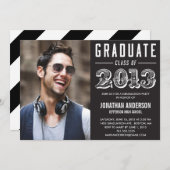 Uitnodiging poster Style Afstuderen (Voorkant / Achterkant)