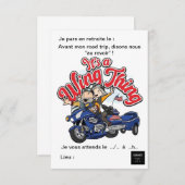 Uitnodiging Pot van pensionering (Voorkant / Achterkant)