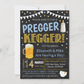 Uitnodiging Pregger Kegger Party (Voorkant)