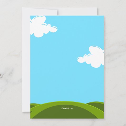 Uitnodiging pretpark Adventureland (Achterkant)