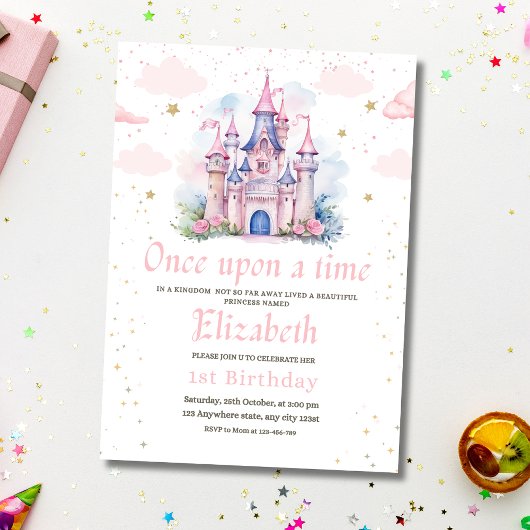 Uitnodiging prinsessen verjaardag, Kleine Prinses 