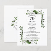 Uitnodiging  Proost Op 70 Jaar Jubileum (Voorkant / Achterkant)