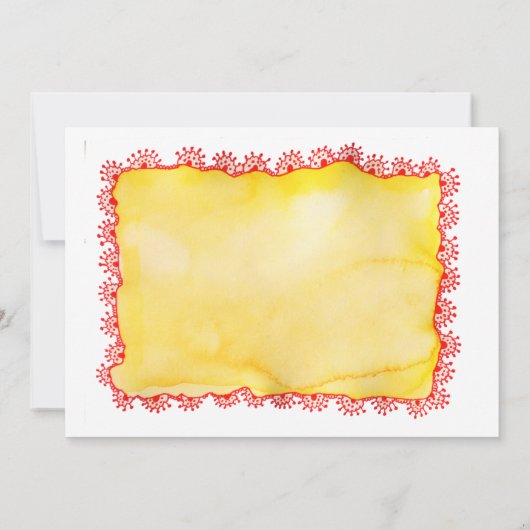 Uitnodiging Pyjamafeestje (Achterkant)