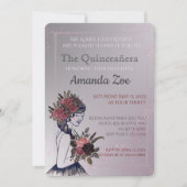 Uitnodiging Quinceañera (Voorkant)