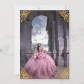 Uitnodiging Quinceanera (Achterkant)