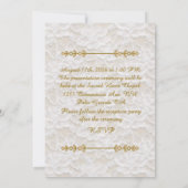 " UITNODIGING QUINCEANERA-PARTY " (Achterkant)