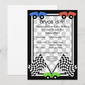 Uitnodiging Race Day (Voorkant / Achterkant)