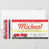 UITNODIGING RACECAR PARTY (Voorkant / Achterkant)