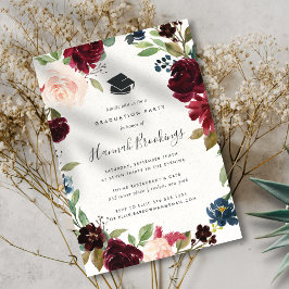 Uitnodiging Radiant Bloom Graduation Party