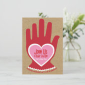 Uitnodiging: Random Act of Kindness in Pink Kaart (Staand voorkant)