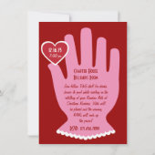 Uitnodiging: Random Act of Kindness in Pink Kaart (Achterkant)