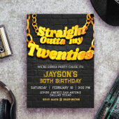 Uitnodiging recht uit mijn twintiger jaren